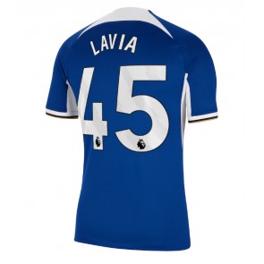 Chelsea Romeo Lavia #45 Replika Hjemmebanetrøje 2023-24 Kortærmet